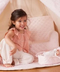 Wookids Tapis Pour Tipi STARS Rose -Boutique KidKraft tapis pour tipi stars rose 3