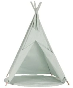 Wookids Tapis Pour Tipi STARS Vert -Boutique KidKraft tapis pour tipi stars vert 2