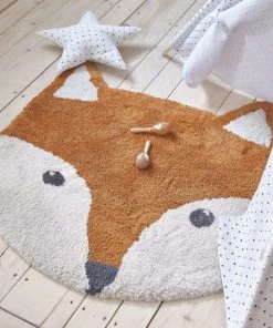 Maisons Du Monde Tapis Renard Tufté Orange, écru Et Gris Anthracite 90x100 -Boutique KidKraft tapis renard tufte orange ecru et gris anthracite 90x100 1000 11 19 215843 3