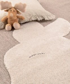 Nazar Tapis Rond Beige Et Crème Motif Bambi - D120 11 Nazar Tapis Rond Beige Et Crème Motif Bambi - D120 -Boutique KidKraft tapis rond beige et creme motif bambi d120 3
