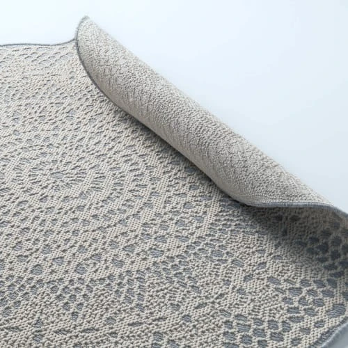 AFK Living Tapis Rond Crochet Gris 130x130 6 AFK Living Tapis Rond Crochet Gris 130x130 – Image 4