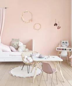 Maisons Du Monde Tapis Rond En Coton Blanc Brodé Rose à Pompons D100 -Boutique KidKraft tapis rond en coton blanc brode rose a pompons d100 1000 2 14 206654 3