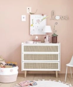 Maisons Du Monde Tapis Rond En Coton Blanc Brodé Rose à Pompons D100 -Boutique KidKraft tapis rond en coton blanc brode rose a pompons d100 1000 2 14 206654 4