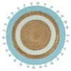 Maisons Du Monde Tapis Rond En Jute Et Coton à Pompons Bleu -Boutique KidKraft tapis rond en jute et coton a pompons bleu 1000 10 11 225634 1