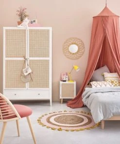 Maisons Du Monde Tapis Rond En Jute Tressé Et Coton à Pompons D100 -Boutique KidKraft tapis rond en jute tresse et coton a pompons d100 1000 1 13 206653 10