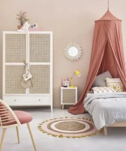 Maisons Du Monde Tapis Rond En Jute Tressé Et Coton à Pompons D100 -Boutique KidKraft tapis rond en jute tresse et coton a pompons d100 1000 1 13 206653 7