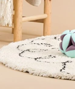 AFK Living Tapis Rond Enfant Petit Mouton 120x120 -Boutique KidKraft tapis rond enfant petit mouton 120x120 4