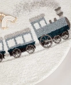 AFK Living Tapis Rond Enfant Train Vintage120x120 11 AFK Living Tapis Rond Enfant Train Vintage120x120 -Boutique KidKraft tapis rond enfant train vintage120x120 4