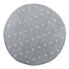 Douceur D'Intérieur Tapis Rond Flanelle Phosphorescent Gris D90cm -Boutique KidKraft tapis rond flanelle phosphorescent gris d90cm