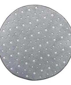 Douceur D'Intérieur Tapis Rond Flanelle Phosphorescent Gris D90cm -Boutique KidKraft tapis rond flanelle phosphorescent gris d90cm fluo night 1