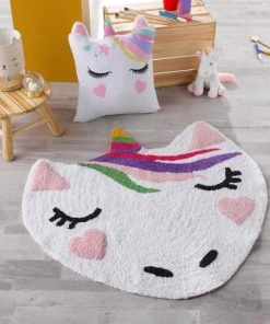 Douceur D'Intérieur Tapis Rond Polycoton D90cm -Boutique KidKraft tapis rond polycoton d90cm 4