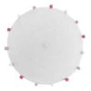 Douceur D'Intérieur Tapis Rond Pompons Blanc Rose D90cm -Boutique KidKraft tapis rond pompons blanc rose d90cm