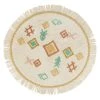 Maisons Du Monde Tapis Rond Tufté Motifs Berbères à Franges 120