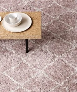 AFK Living Tapis Shaggy Nomad Rose 120x170 -Boutique KidKraft tapis shaggy nomad rose 120x170 2