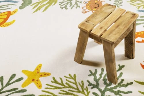 ESPRIT Tapis Thème Animaux Marin Beige 200x290 4 ESPRIT Tapis Thème Animaux Marin Beige 200x290 – Image 2