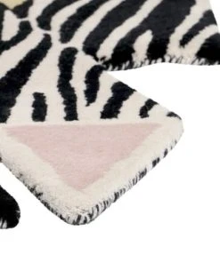 Lignea Kids Tapis Zèbre En Laine 100x70 Cm -Boutique KidKraft tapis zebre en laine 100x70 cm 2