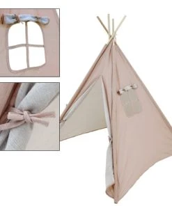 Wadiga Tente De Jeu Pour Enfant Tipi Rose -Boutique KidKraft tente de jeu pour enfant tipi rose 5