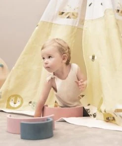 Beeloom Tente Tipi Pour Enfants En Bois Naturel Et Coton Jaune 9 Beeloom Tente Tipi Pour Enfants En Bois Naturel Et Coton Jaune -Boutique KidKraft tente tipi pour enfants en bois naturel et coton jaune 1