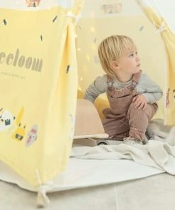 Beeloom Tente Tipi Pour Enfants En Bois Naturel Et Coton Jaune 12 Beeloom Tente Tipi Pour Enfants En Bois Naturel Et Coton Jaune -Boutique KidKraft tente tipi pour enfants en bois naturel et coton jaune 4