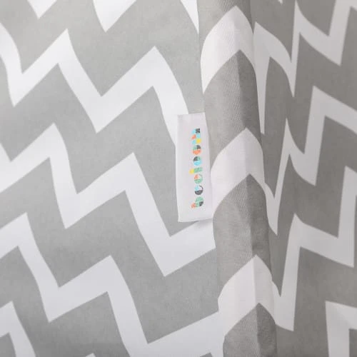 Beeloom Tente Tipi Pour Enfants En Bois Naturel Et Polyester Blanc Et Gris 5 Beeloom Tente Tipi Pour Enfants En Bois Naturel Et Polyester Blanc Et Gris – Image 3