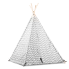 Beeloom Tente Tipi Pour Enfants En Bois Naturel Et Polyester Blanc Et Gris 1 Beeloom Tente Tipi Pour Enfants En Bois Naturel Et Polyester Blanc Et Gris -Boutique KidKraft tente tipi pour enfants en bois naturel et polyester blanc et gris