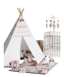Sauthon Tipi En Toile En Coton Beige -Boutique KidKraft tipi en toile en coton beige 2