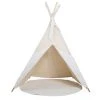 Wookids Tipi Enfant Beige STARS Blanc -Boutique KidKraft tipi enfant beige stars blanc