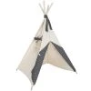 Wookids Tipi Enfant Beige STARS Gris 1 Wookids Tipi Enfant Beige STARS Gris -Boutique KidKraft tipi enfant beige stars gris