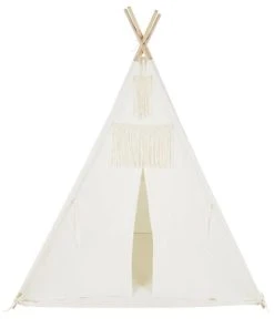 Maisons Du Monde Tipi Enfant En Coton Et Bois De Pin Blanc Avec Tapis