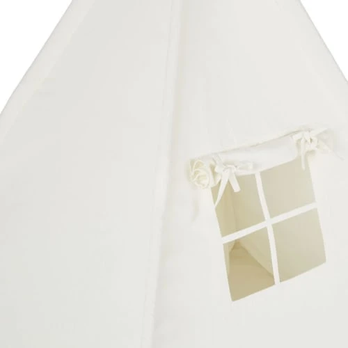 Maisons Du Monde Tipi Enfant En Coton Et Bois De Pin Blanc Avec Tapis 5 Maisons Du Monde Tipi Enfant En Coton Et Bois De Pin Blanc Avec Tapis – Image 3