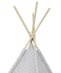 The Home Deco Kids Tipi Enfant En Tissu 160 Cm Little House Taupe Et Blanc -Boutique KidKraft tipi enfant en tissu 160 cm little house taupe et blanc 3