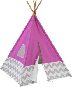 Boutique KidKraft 3 KidKraft Tipi Enfant En Toile Et Bambou Rose