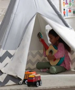 KidKraft Tipi Enfant Gris Clair -Boutique KidKraft tipi enfant gris clair 3