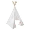 Home Maison Tipi Enfant Pliable étoilé Coton Blanc 160x120 -Boutique KidKraft tipi enfant pliable etoile coton blanc 160x120 1