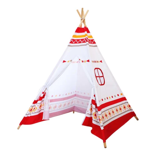 Sunny Tipi Pour Enfant Rouge Et Blanc Lumineux Avec LED 3 Sunny Tipi Pour Enfant Rouge Et Blanc Lumineux Avec LED