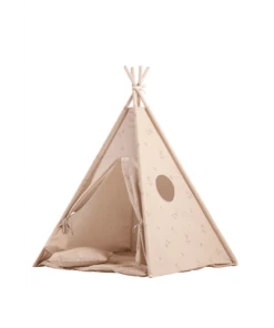 Lignea Kids Tipi Tropical En Coton Beige Poudré