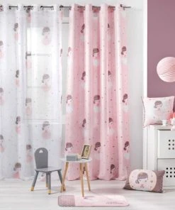 Douceur D'Intérieur Voilage Blanc Polyester 140x240cm 7 Douceur D'Intérieur Voilage Blanc Polyester 140x240cm -Boutique KidKraft voilage blanc polyester 140x240cm 2